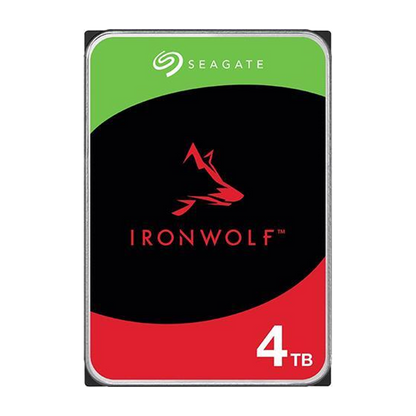 Seagate IronWolf 4TB 3.5" 5400RPM SATA NAS Internal Hard Drive — official product render