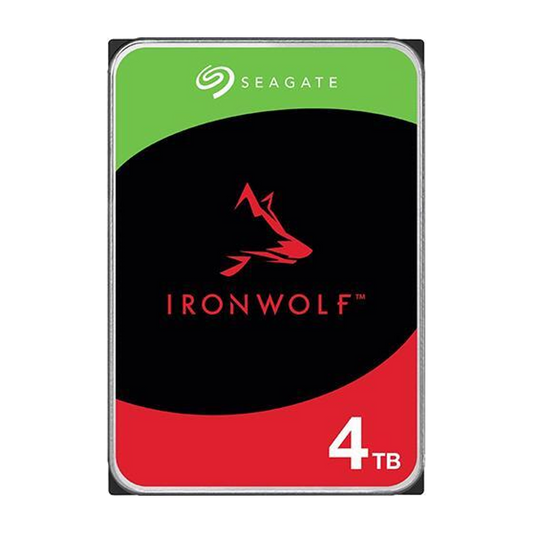 Seagate IronWolf 4TB 3.5" 5400RPM SATA NAS Internal Hard Drive — official product render