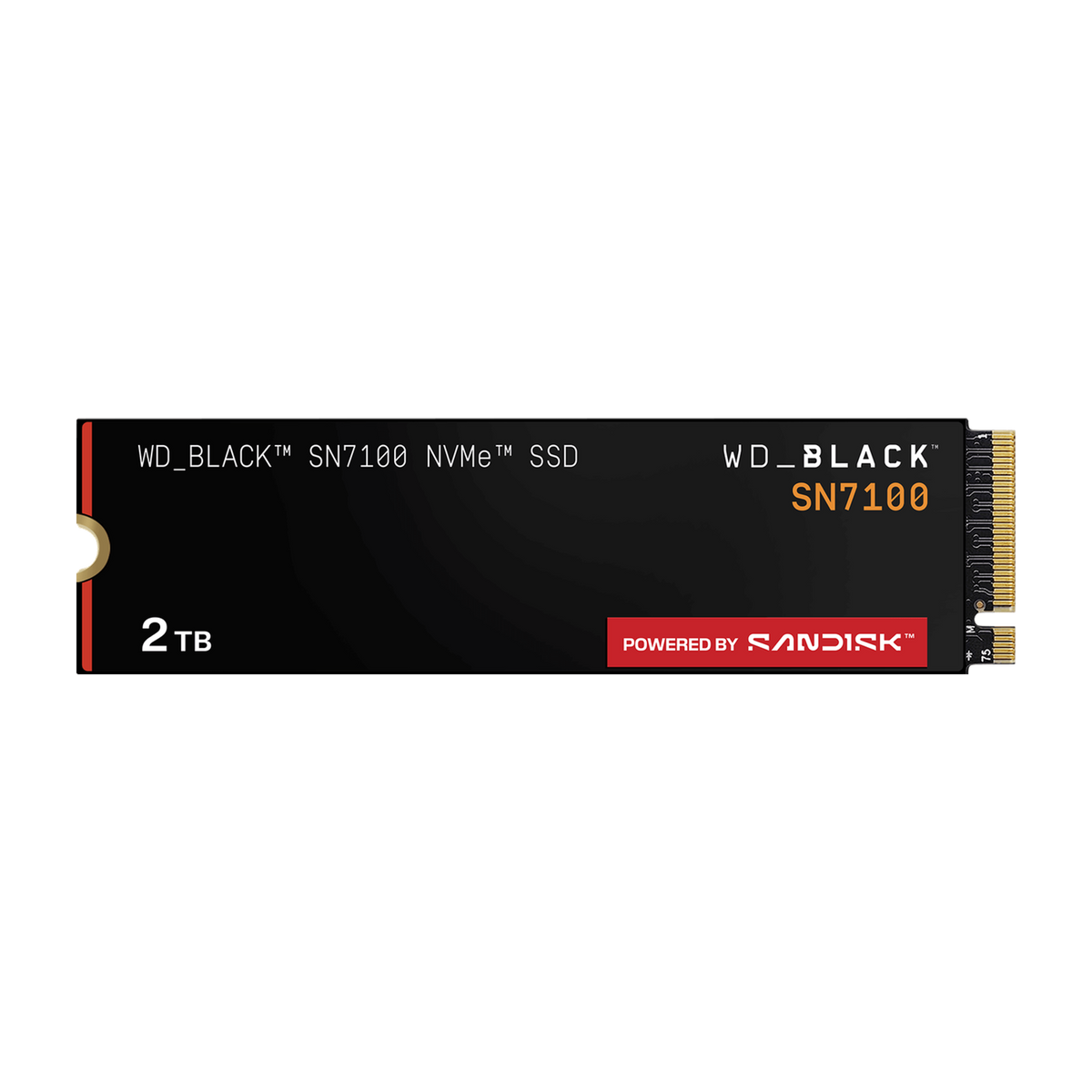 WD_BLACK SN7100 2TB NVMe SSD — official product render