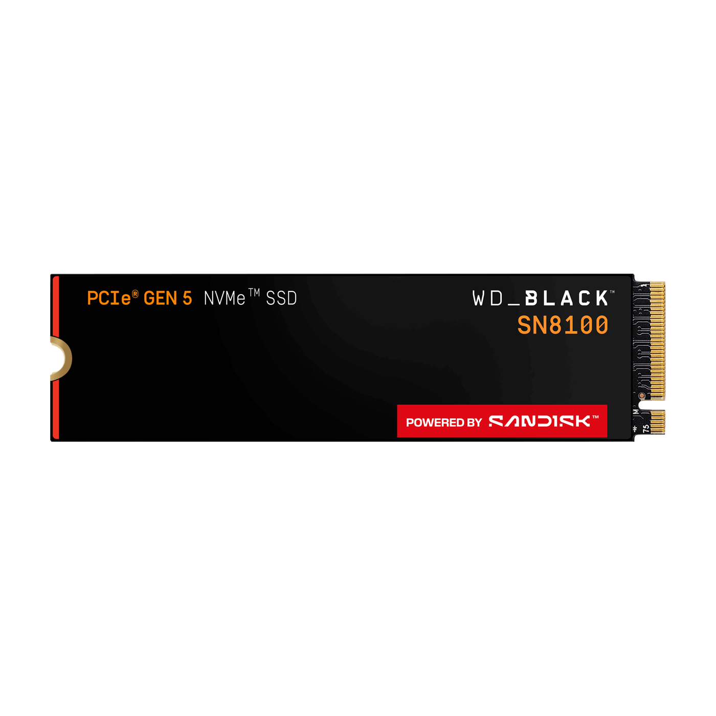 WD_BLACK SN8100 1TB NVMe SSD (PCIe Gen5) — official product render