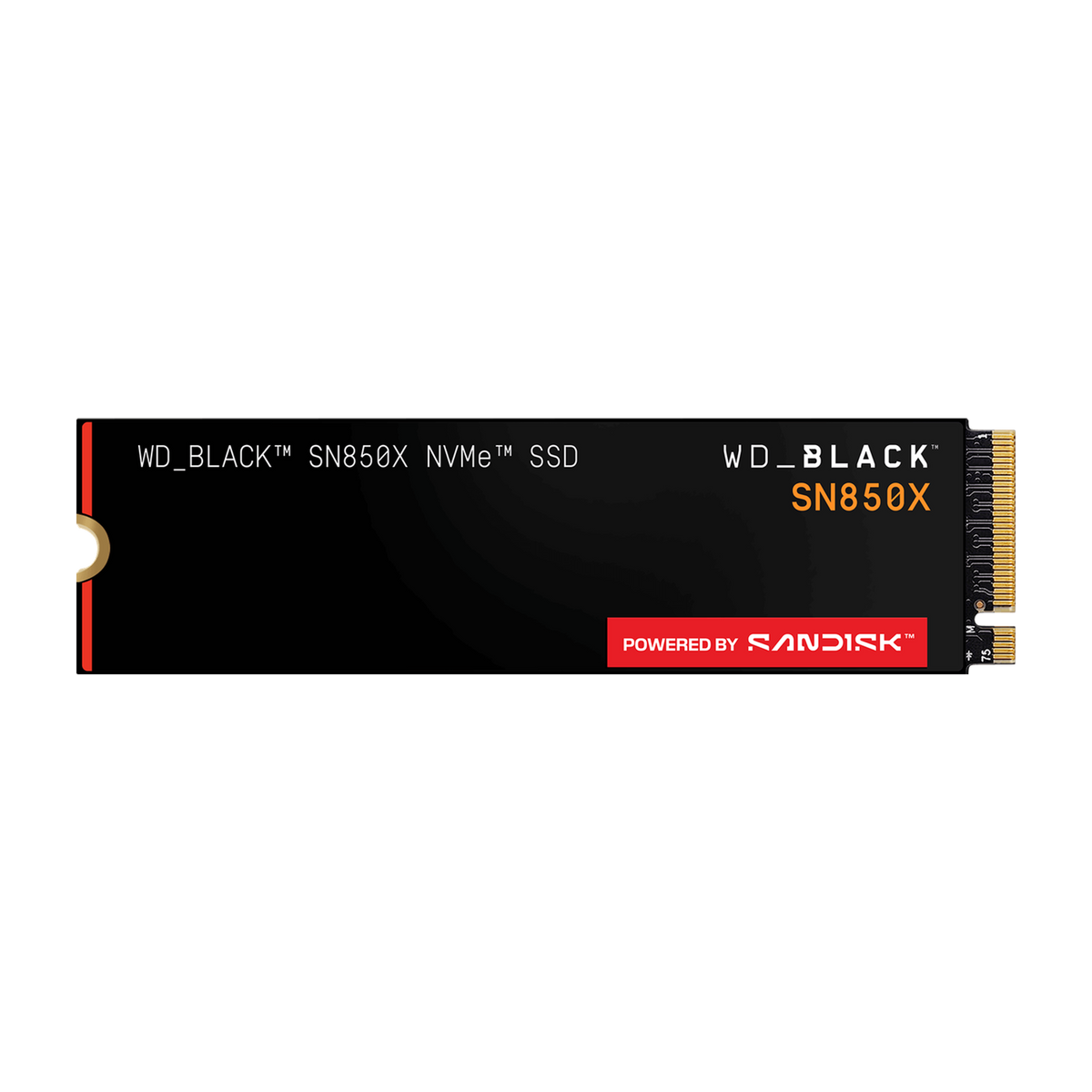 WD_BLACK SN850X 1TB NVMe SSD — official product render