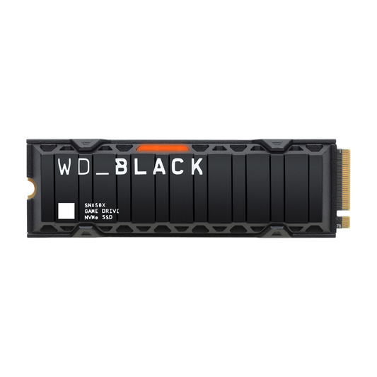 WD_BLACK SN850X 2TB NVMe SSD with Heatsink — official product render