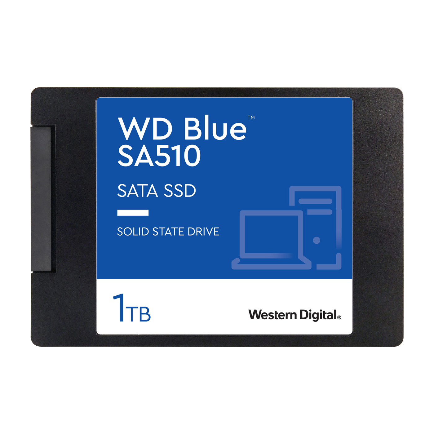 WD Blue SA510 1TB SATA SSD — official product render
