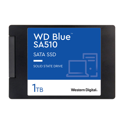 WD Blue SA510 1TB SATA SSD — official product render