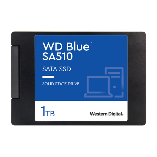 WD Blue SA510 1TB SATA SSD — official product render