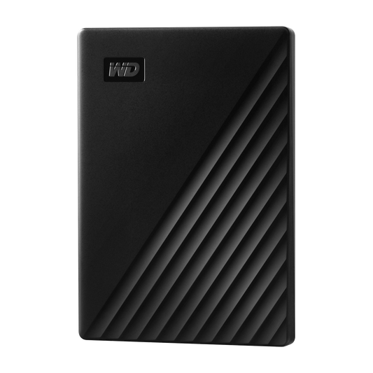 WD My Passport 2TB Portable Hard Drive (Black) — official product render